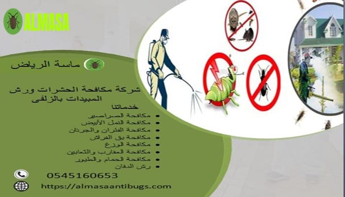 شركة مكافحة حشرات ورش المبيدات بالزلفى | 0545160653