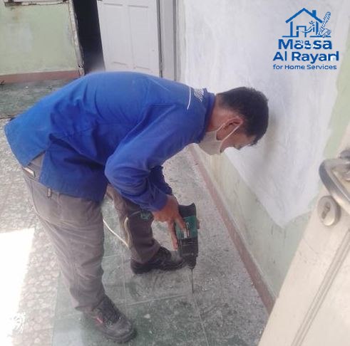 مكافحة النمل الأبيض بالرياض - حقن الجدران بمبيدات آمنة