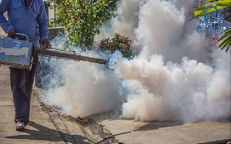 مكافحة البعوض باستخدام رش الضبابى