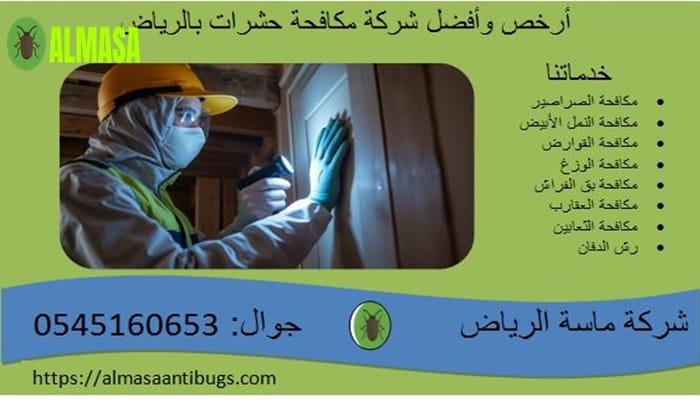 أرخص وأفضل شركة مكافحة حشرات في الرياض | خصومات 50% مع الضمان 3 أرخص وأفضل شركة مكافحة حشرات في الرياض | خصومات 50% مع الضمان
