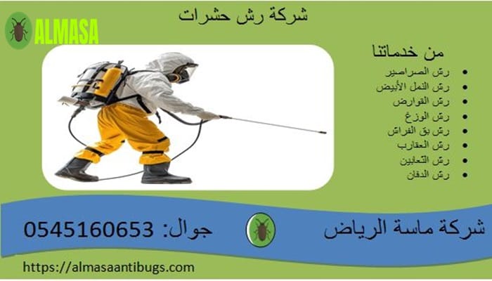 شركة رش حشرات | خدمات مكافحة الآفات بأساليب علمية وضمان 100% 3 شركة رش حشرات | 0545160653