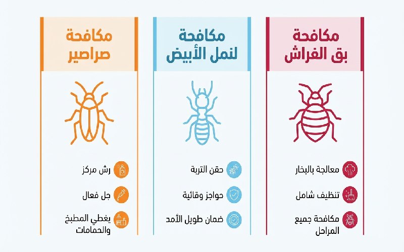 خدمات شركة مكافحة الحشرات | ماسة الرياض