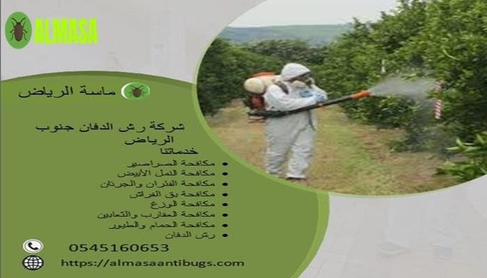شركة رش الدفان جنوب الرياض 0545160653