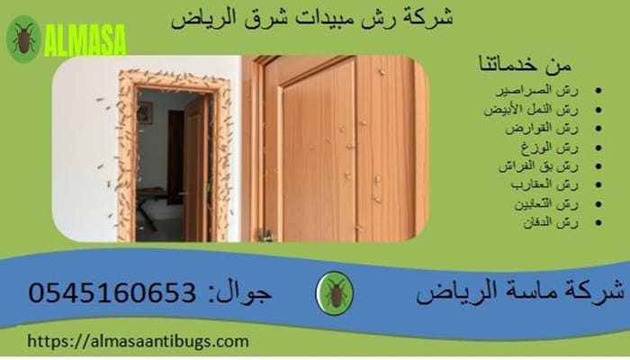شركة رش مبيدات شرق الرياض| 0545160653