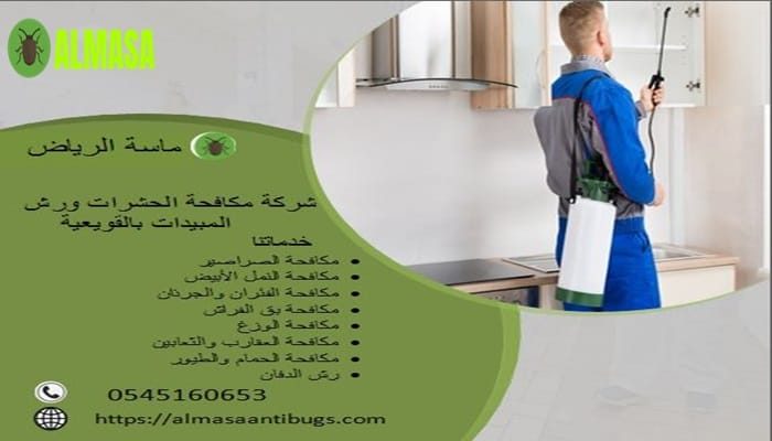 شركة مكافحة الحشرات ورش المبيدات بالقويعية | 0545160653