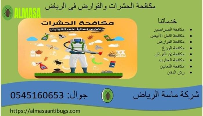 مكافحة الحشرات والقوارض| 0545160653 مكافحة الحشرات والقوارض| 0545160653