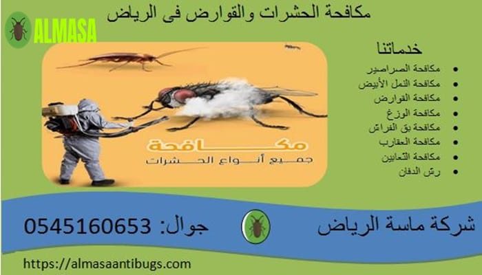 مكافحة الحشرات والقوارض| 0545160653 مكافحة الحشرات والقوارض| 0545160653